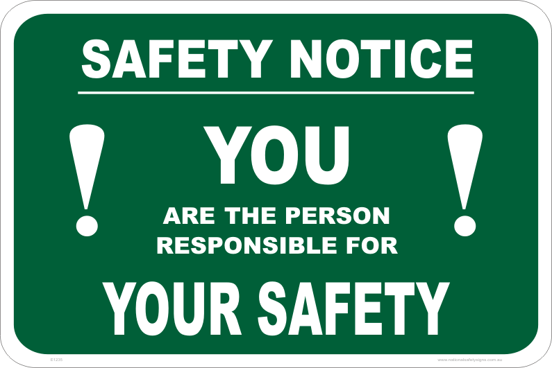 Health And Safety Notice Board Sign