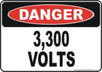 3,300 VOLTS