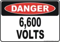 6,600 VOLTS