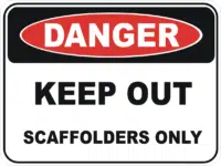 Keep out sign   D10108