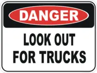 Trucks sign  D10116