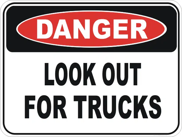 Trucks sign  D10116