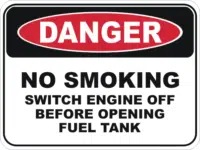 No Smoking sign      D10140