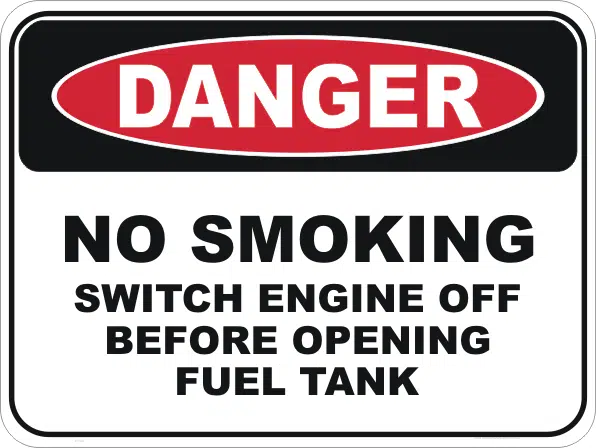 No Smoking sign D10140