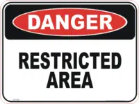 Restricted Area     D10159