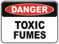 toxic fumes sign