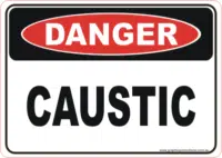 Caustic sign   D1023
