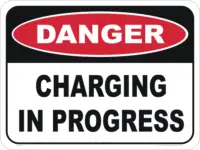 Charging in Progress sign D1024