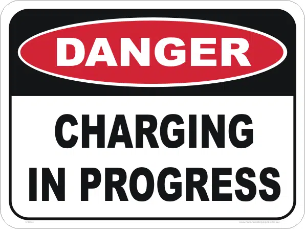 Charging in Progress sign  D1024