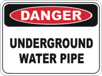 Underground Water Pipe