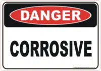 Corrosive  sign D1041
