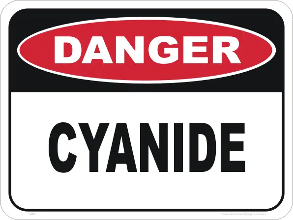 Cyanide sign  D1049