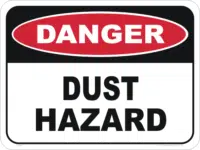 Dust Hazard  sign D1061