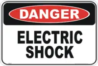 Electric Shock   sign D1062