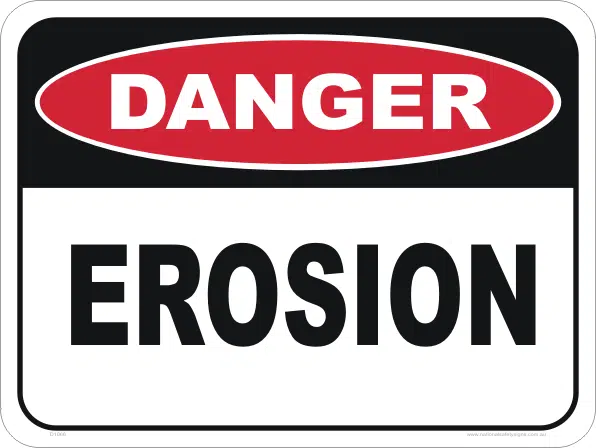 Erosion sign   D1066