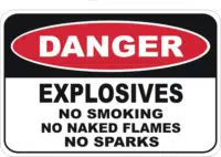 Explosives  sign  D1069