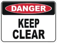 Keep clear    D1098