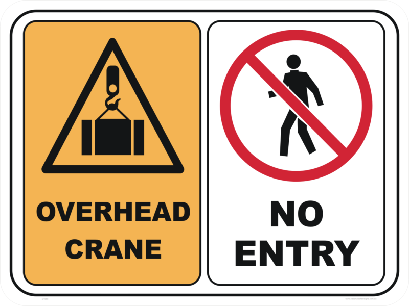 overhead crane no entry