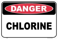 Chlorine sign  D1029