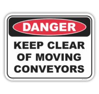 Keep Clear Of Moving Conveyors Sign D10100