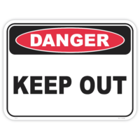 Danger keep out safety sign - AS1319 compliant, National Safety Signs Australia