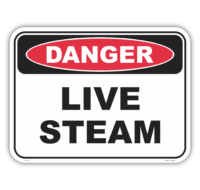 Live Steam Sign D10112