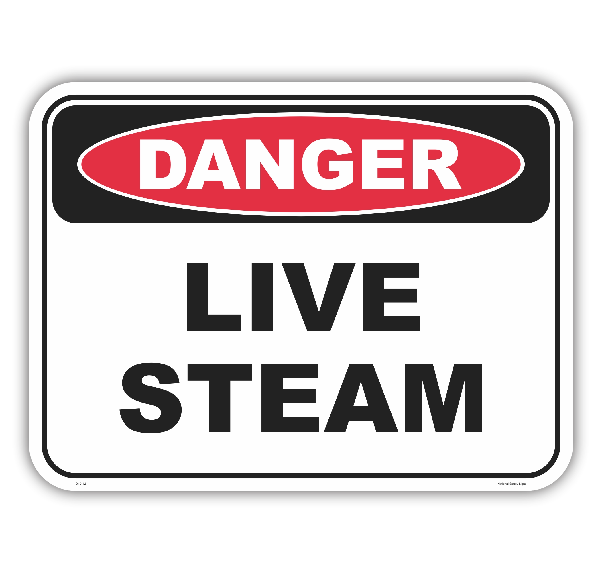 Live Steam Sign D10112
