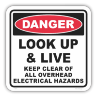 Look Up & Live Sign D10119