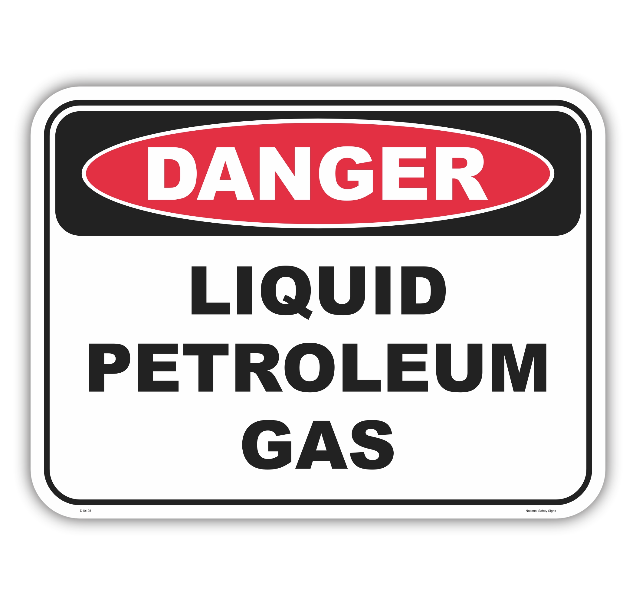 Liquid Petroleum Gas LPG Sign D10125