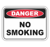 No Smoking Sign D10136