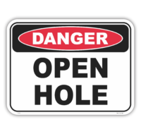 Open Hole Sign D10145