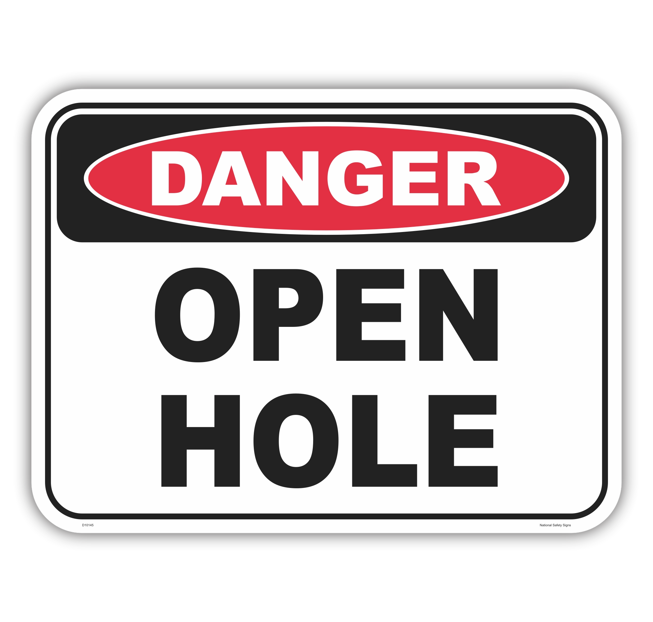 Open Hole Sign D10145