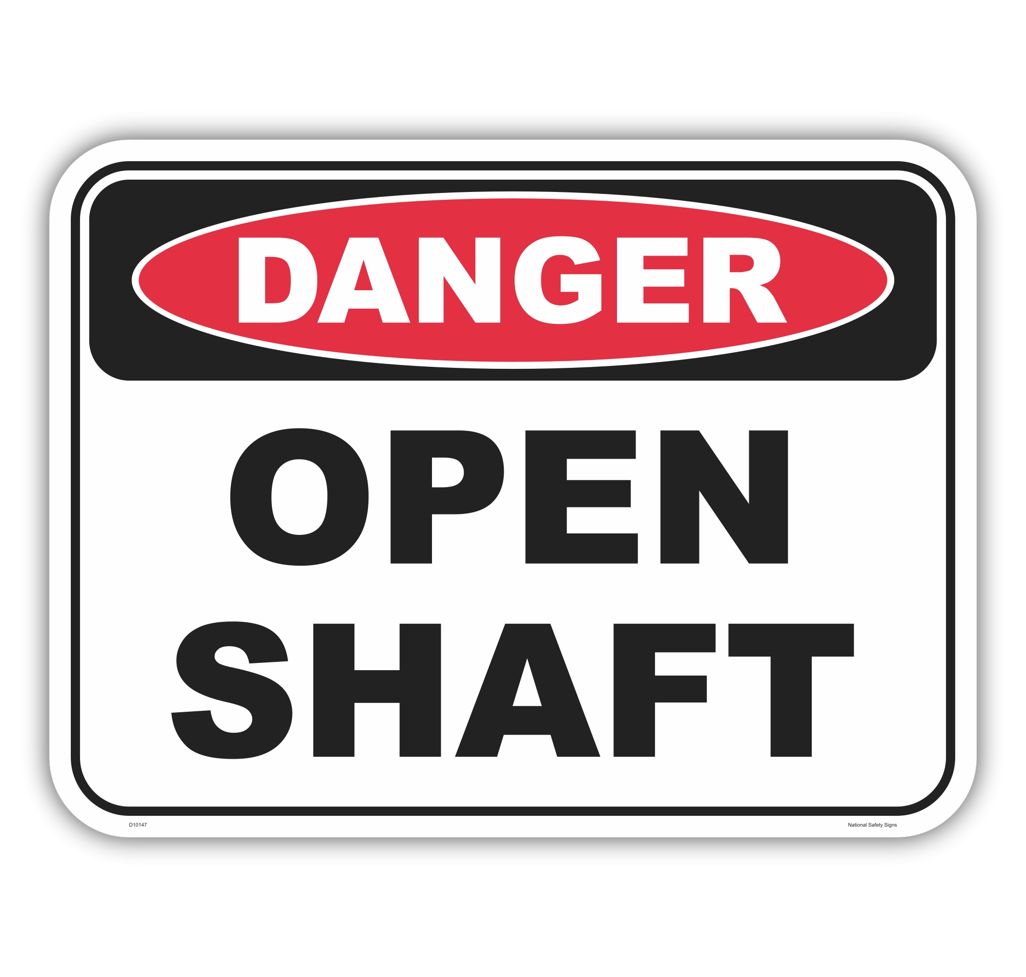 Open Shaft Sign D10147