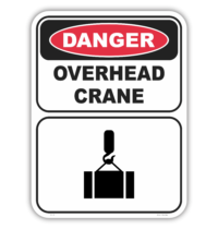 Overhead Crane Sign D10149