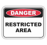 Restricted Area     D10159