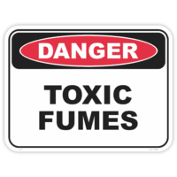 Danger toxic fumes safety sign - AS1319 compliant, National Safety Signs Australia