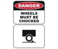 wheels must be chocked