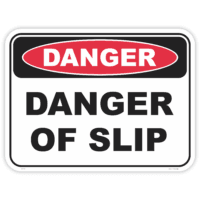 Danger of slip safety sign - AS1319 compliant, National Safety Signs Australia