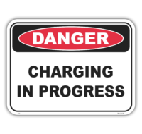 Charging in Progress sign  D1024