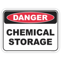 Danger chemical storage safety sign - AS1319 compliant, National Safety Signs Australia