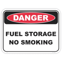 Danger fuel storage safety sign - AS1319 compliant, National Safety Signs Australia