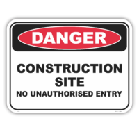Construction Site sign  D1038