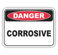Corrosive  sign D1041