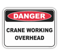 Crane Overhead sign D1043