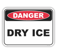 Dry Ice sign  D1060