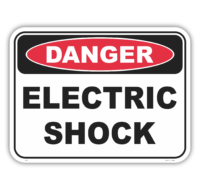 Electric Shock   sign D1062
