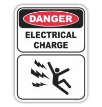 Electrical Charge Sign D1063