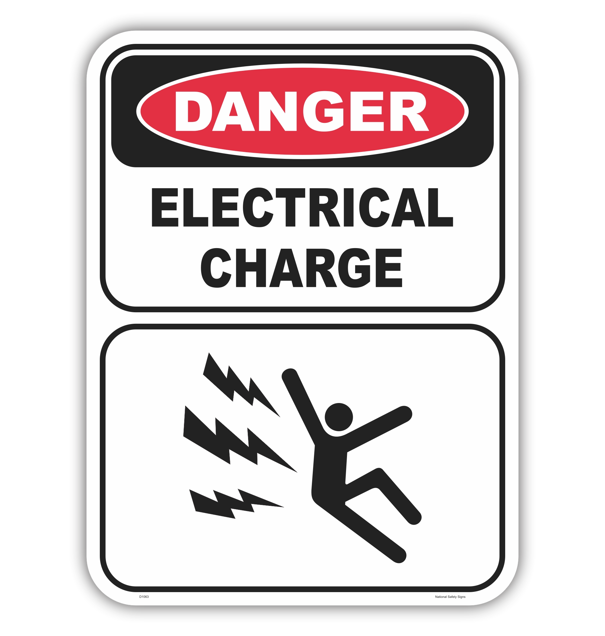 Electrical Charge Sign D1063