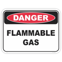 Danger flammable gas safety sign - AS1319 compliant, National Safety Signs Australia