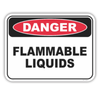 Flammable Liquids Sign D1073
